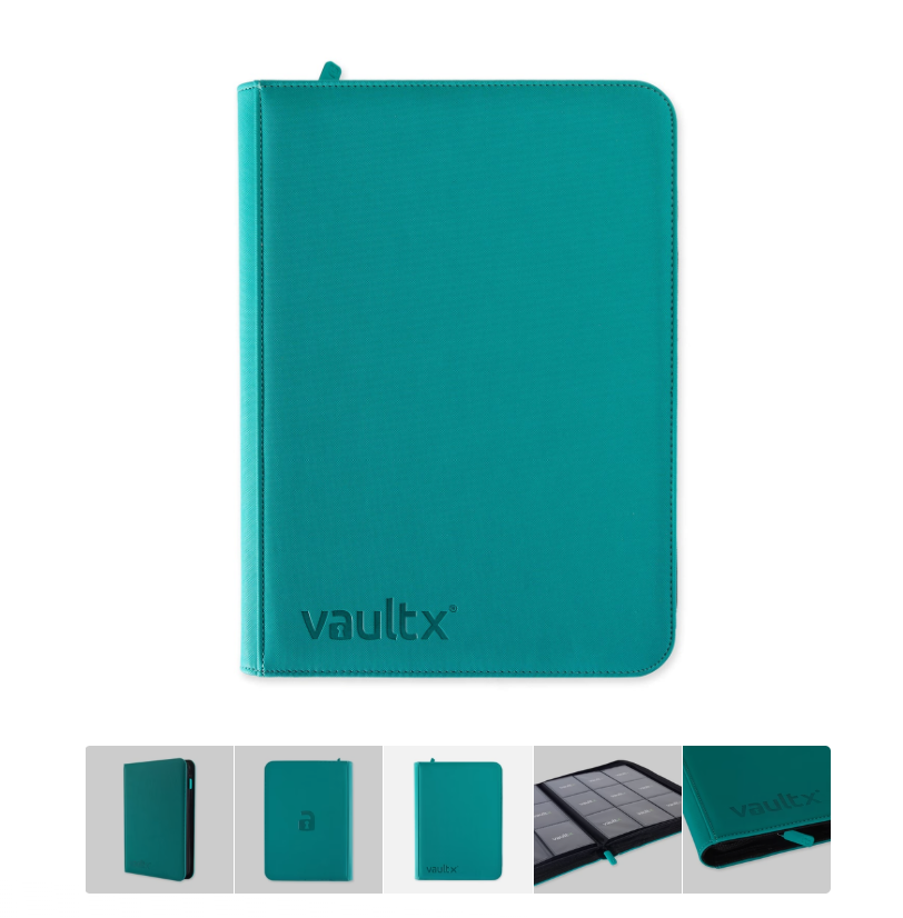 Midnight Dance π - Teal 9 Pocket TCG Binder