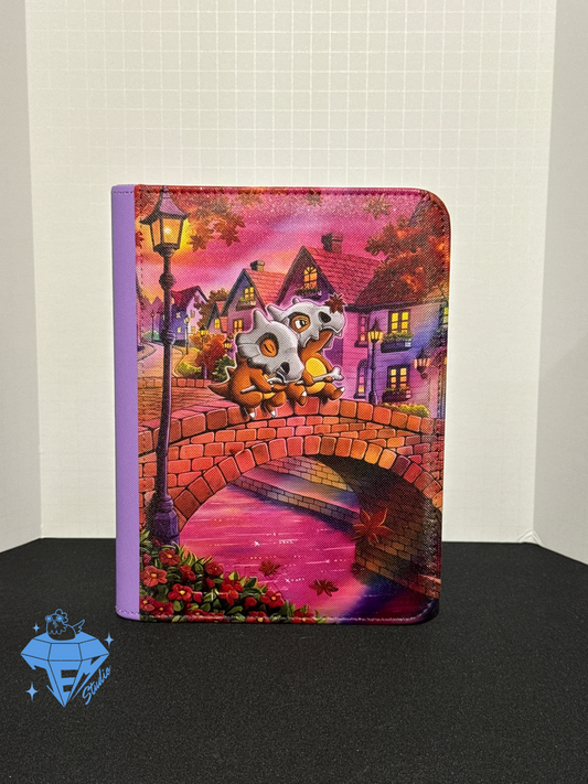 Skelly Sunset 💀- Purple 4 Pocket TCG Binder *PRE ORDER*