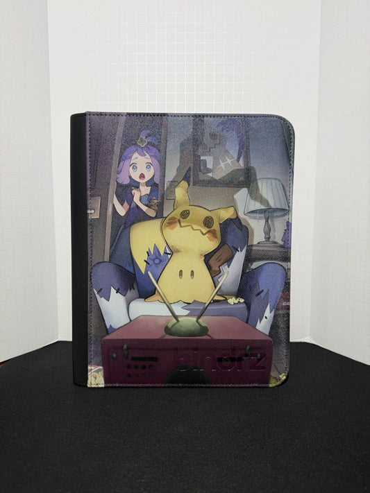 TV 📺 - Black 4 Pocket TOP LOADER TCG Binder *PRE ORDER*