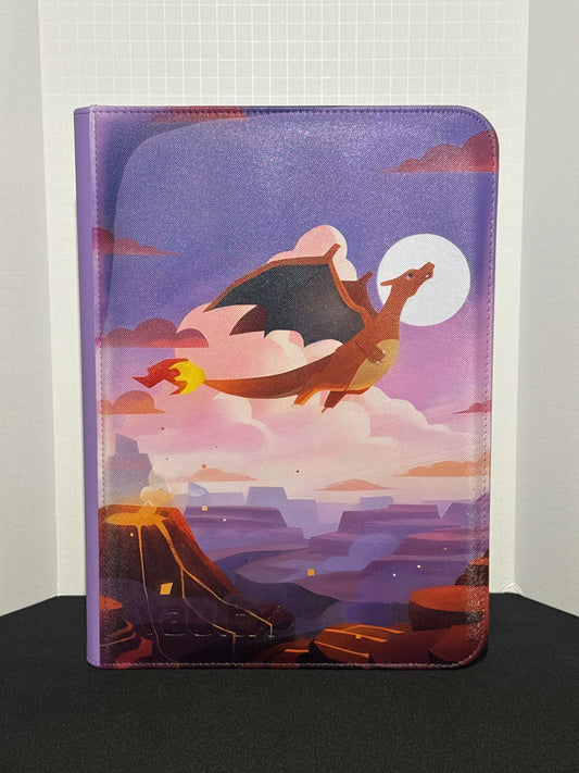 Dragon 🌤️- Pink 9 Pocket TCG Binder *FLAWED*