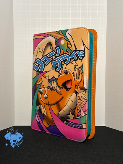 Derpy Dragon 💫- Orange 9 Pocket TCG Binder