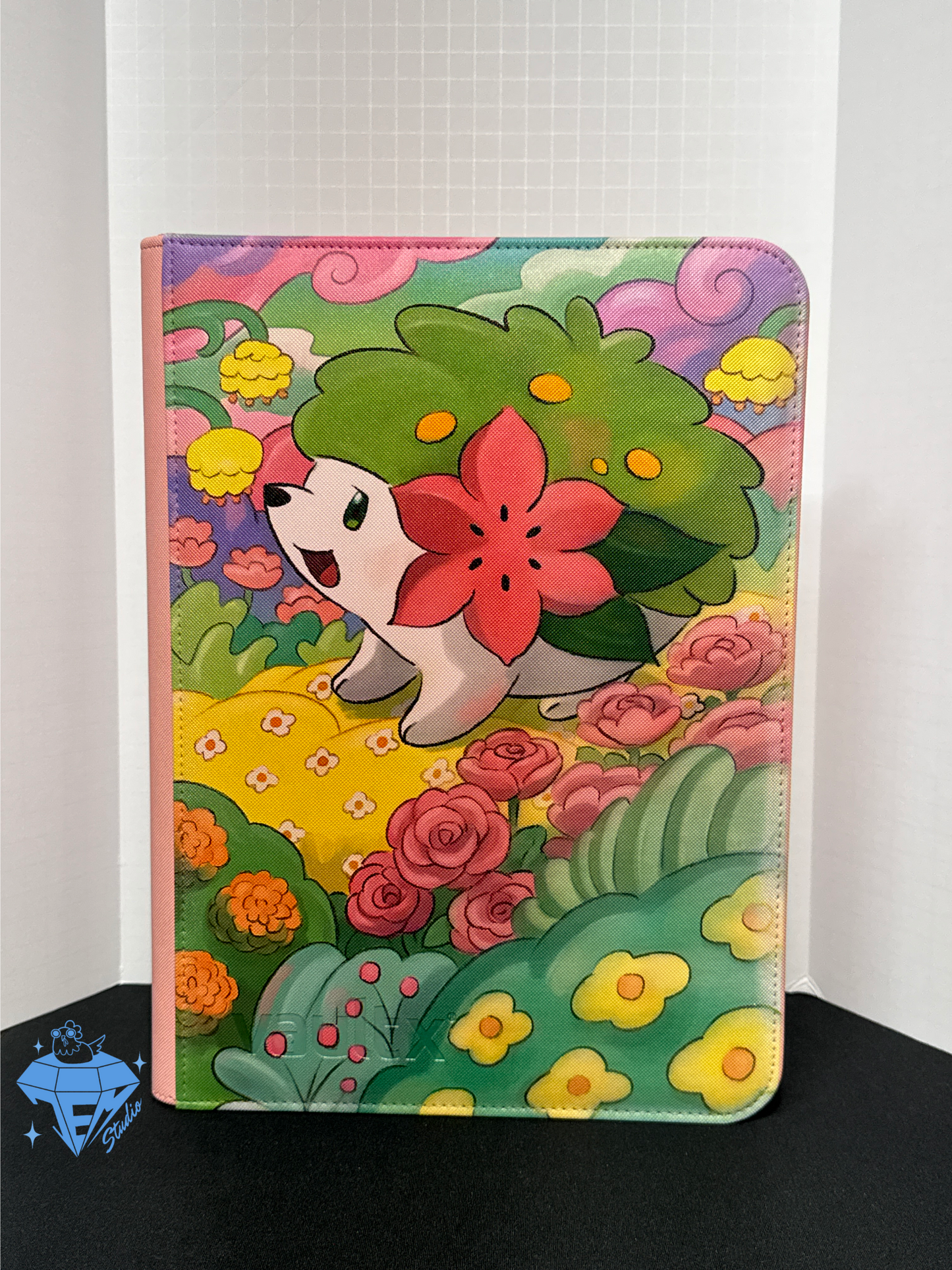 Flower Hedgehog 🌺 -Pink 9 Pocket TCG Binder
