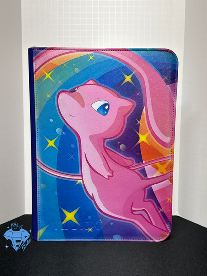 Radiant Cat 💫🐱 - Blue/Rainbow 9 Pocket TCG Binder