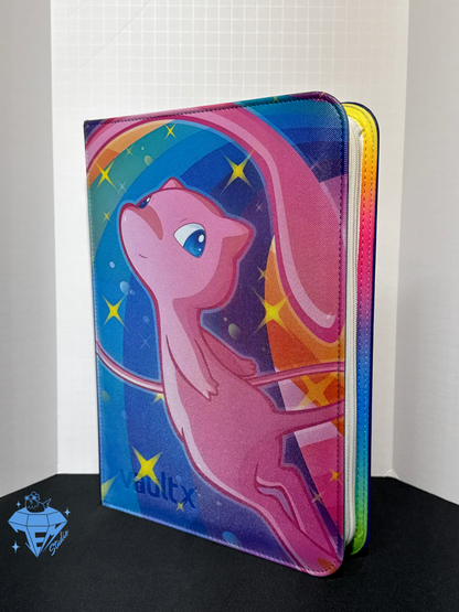 Radiant Cat 💫🐱 - Blue/Rainbow 9 Pocket TCG Binder