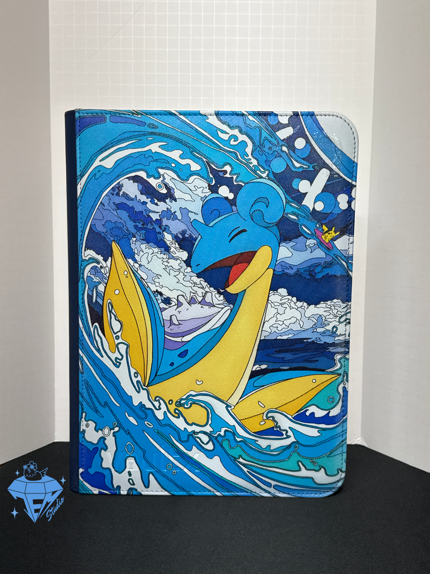 Surf Time 🏄‍♂️ - Teal 9 Pocket TCG Binder *FLAWED*