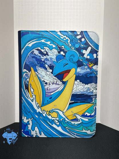 Surf Time 🏄‍♂️ - Teal 9 Pocket TCG Binder *FLAWED*