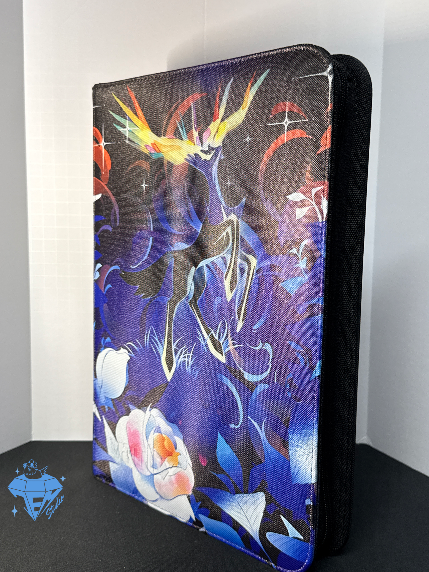 Mystic Deer 🦌 - Blue 9 Pocket TCG Binder *FLAWED*