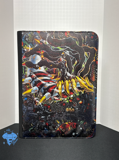 Cosmic Tina 🪐- Black 9 Pocket TCG Binder *FLAWED*