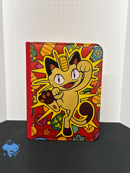 Talking Cat 🐈- Red 4 Pocket TCG Binder