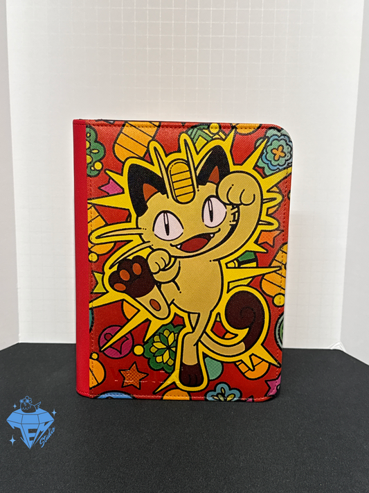 Talking Cat 🐈- Red 4 Pocket TCG Binder