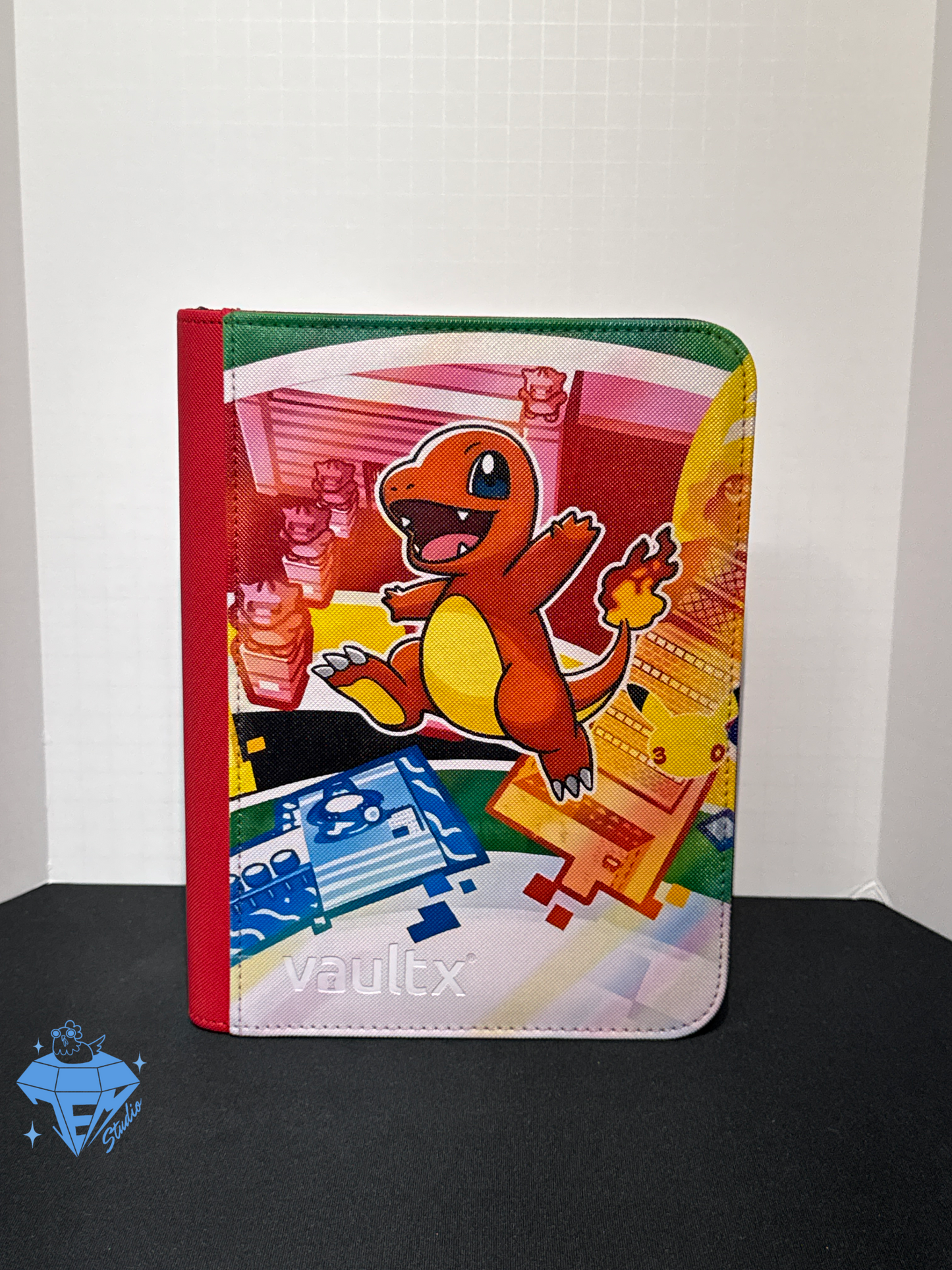 First Partner 🔥- Red 4 Pocket TCG Binder