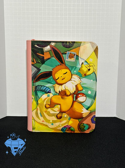 Nap Time 💤- Pink 4 Pocket TCG Binder *PRE ORDER*