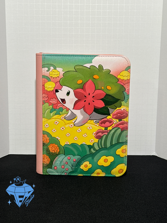 Flower Hedgehog 🦔🌸- Pink 4 Pocket TCG Binder *PRE ORDER*