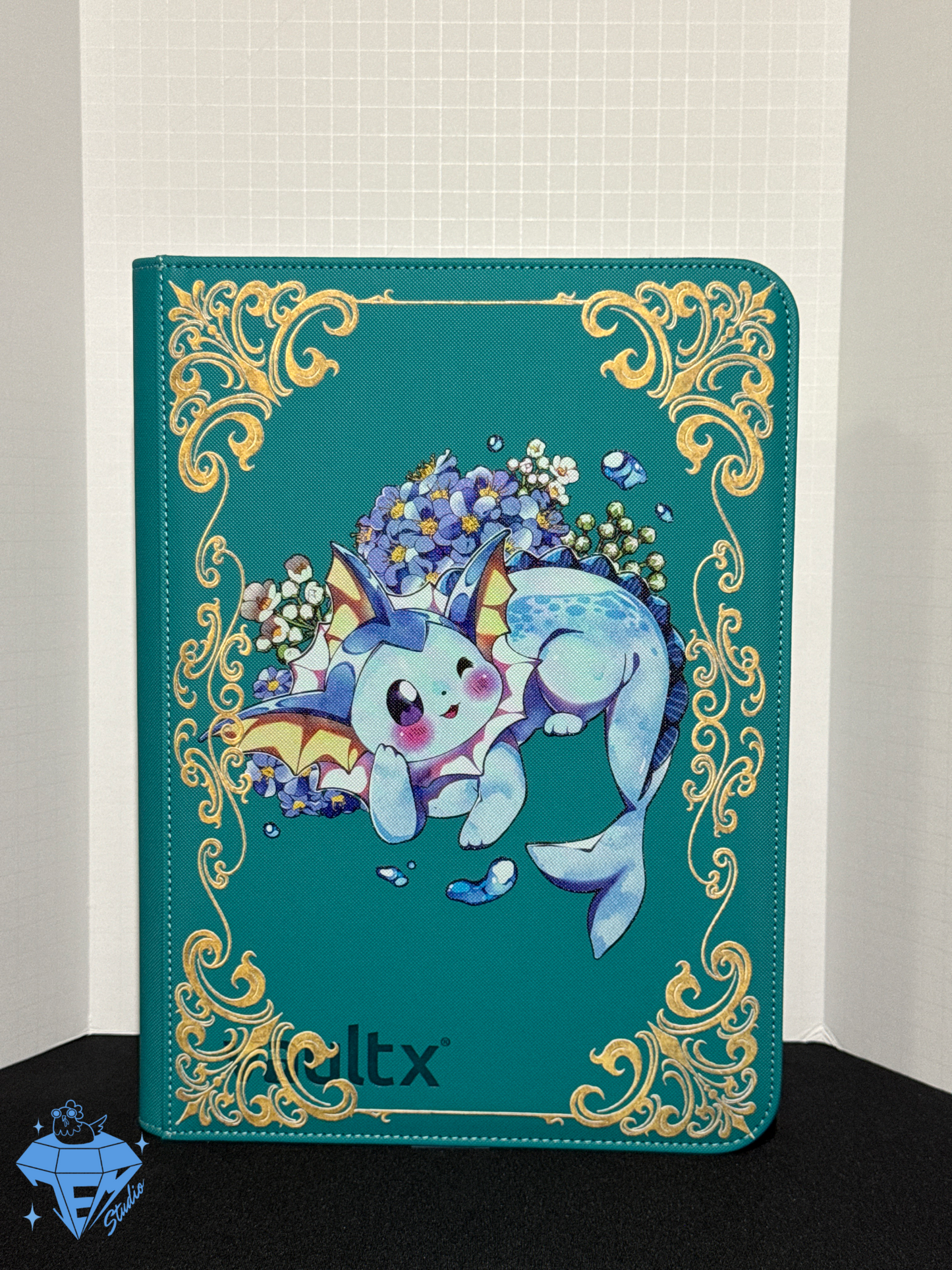 Water Fox 🌊 - Teal 9 Pocket TCG Binder