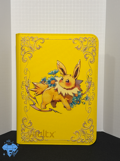 Electric Fox ⚡ - Yellow 9 Pocket TCG Binder