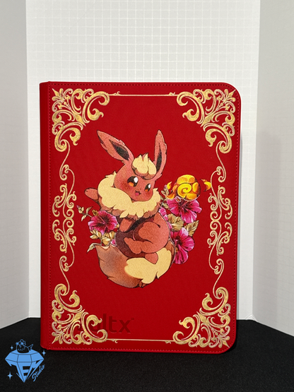 Fire Fox 🔥 - Red 9 Pocket TCG Binder *PRE ORDER*