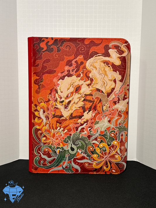 Fire Tiger 🐯 - Red 9 Pocket TCG Binder *PRE ORDER*