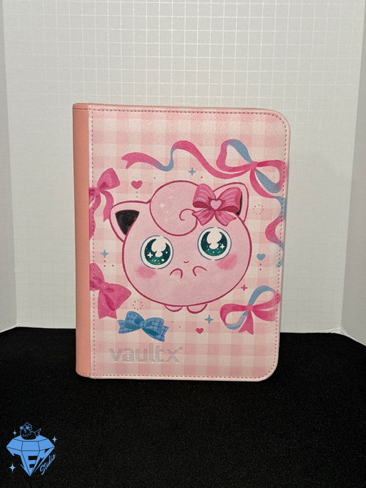 Don't Touch Puff 💝- Pink 4 Pocket TCG Binder *PRE ORDER*
