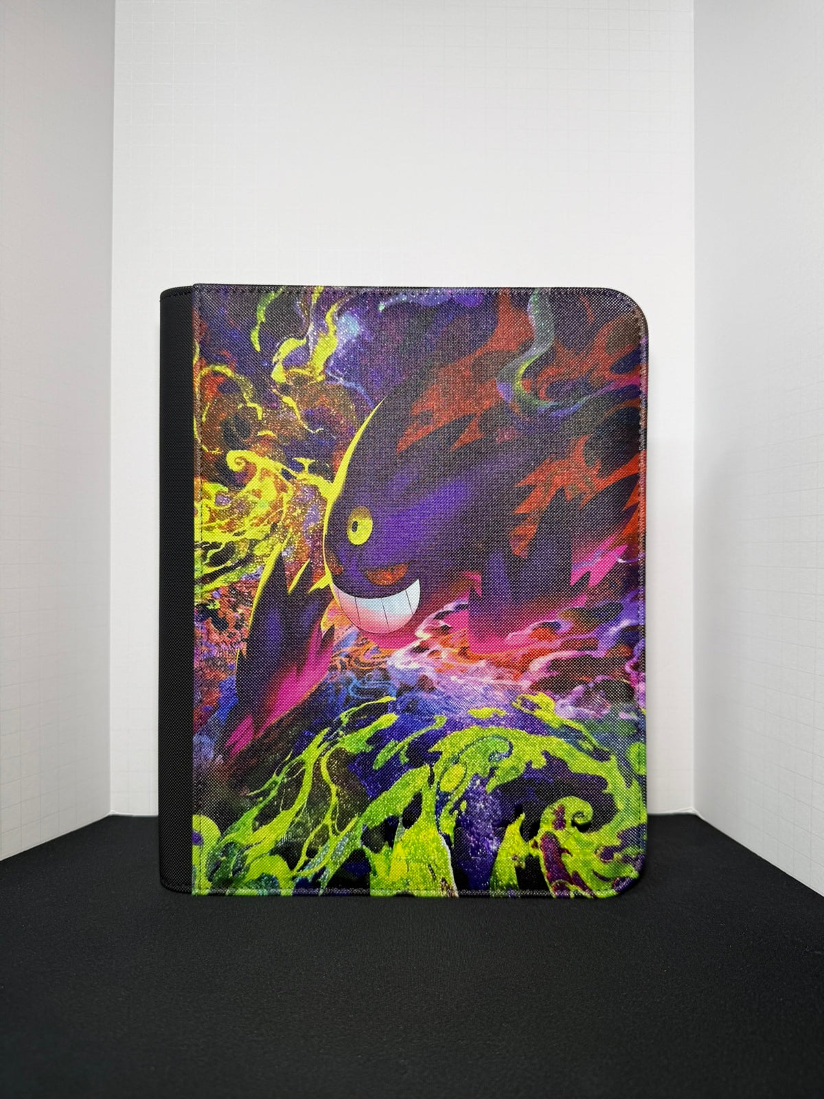 Mega Ghost 👻- Black 4 Pocket TOP LOADER TCG Binder *PRE ORDER*