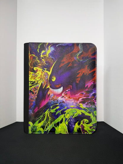 Mega Ghost 👻- Black 4 Pocket TOP LOADER TCG Binder *PRE ORDER*