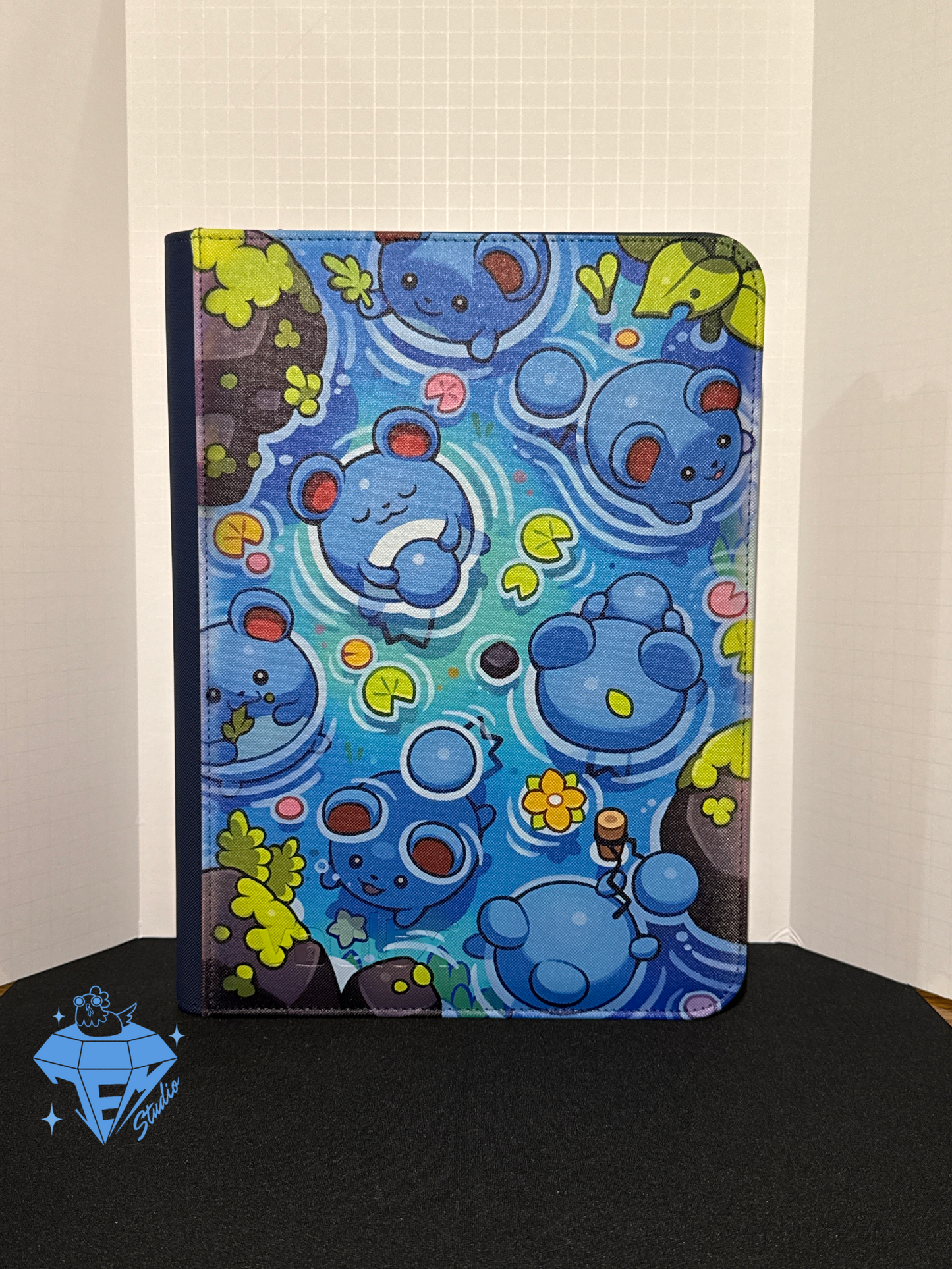 Swimming Time 💙🤿- Blue 9 Pocket TCG Binder