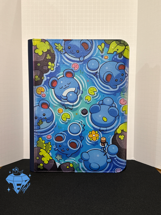 Swimming Time 💙🤿- Blue 9 Pocket TCG Binder *PRE ORDER*