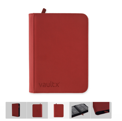 First Partner 🔥- Red 4 Pocket TCG Binder