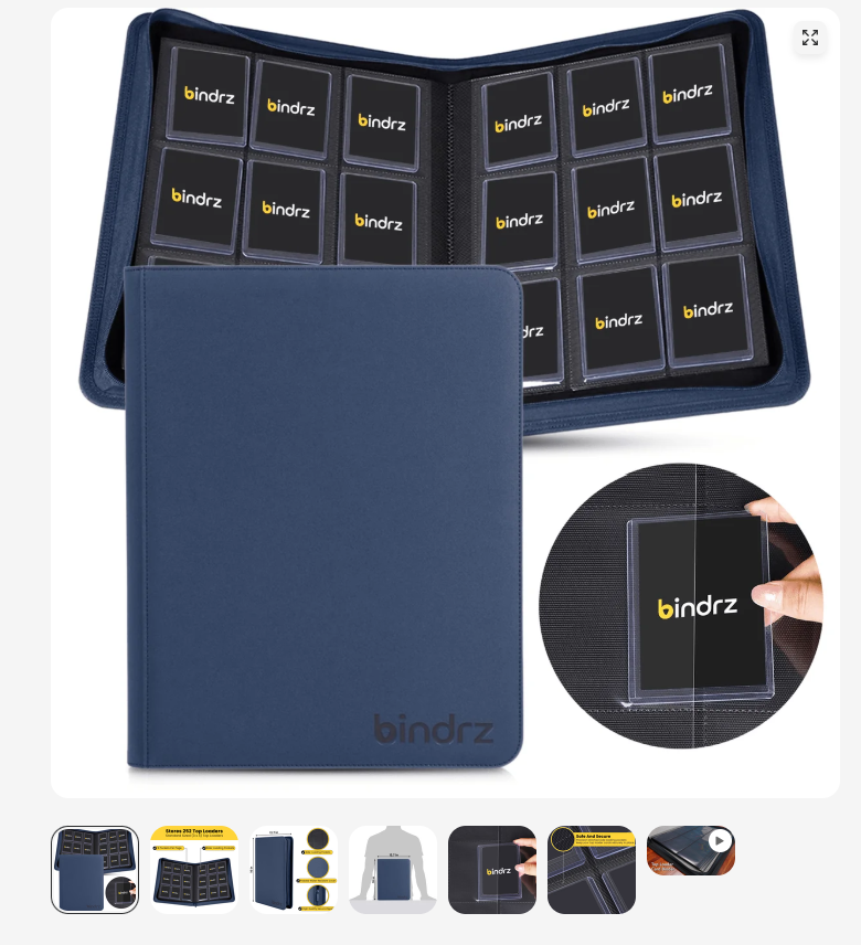 Custom Order- 9 Pocket TOP LOADER Binder