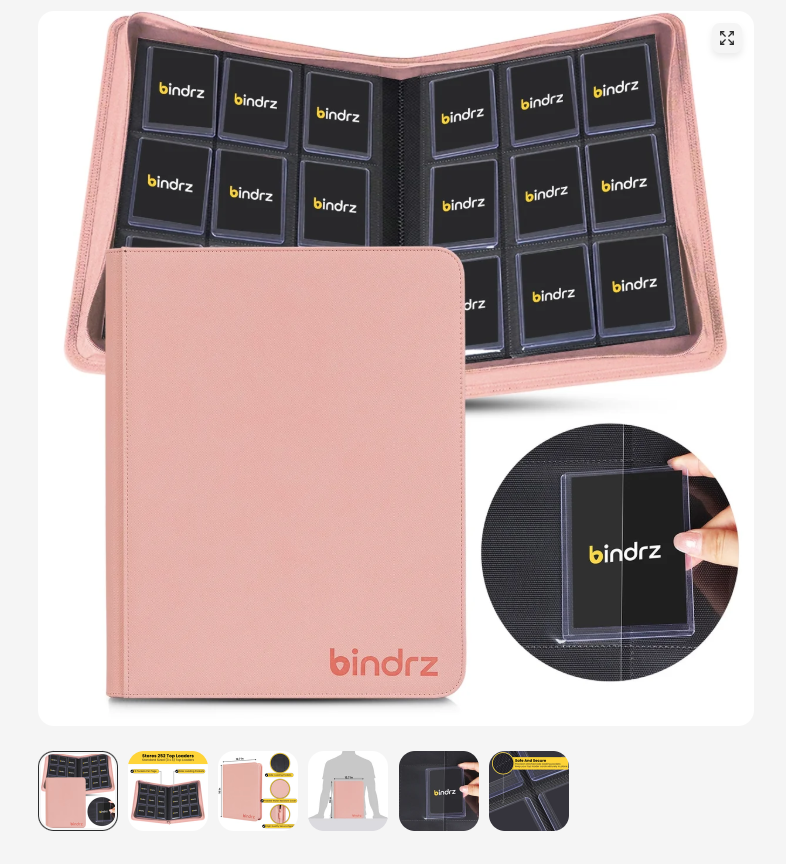 Custom Order- 9 Pocket TOP LOADER Binder