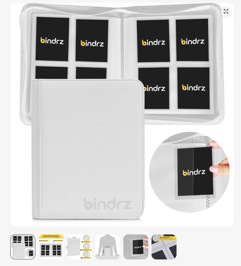 Custom Order- 4 Pocket TOP LOADER Binder