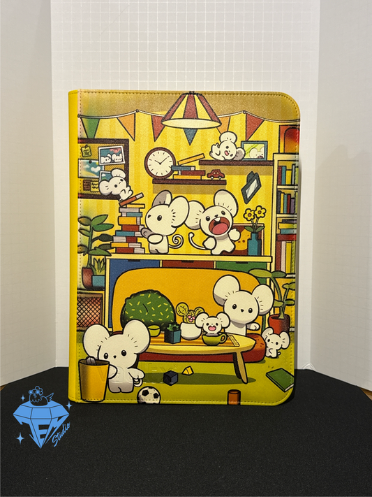 Book Mice 📕 🐭 - Yellow 9 Pocket TCG Binder *PRE ORDER*