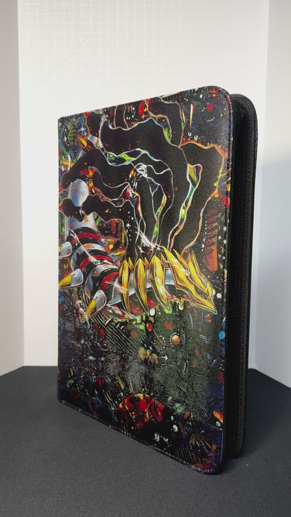 Cosmic Tina 🪐- Black 9 Pocket TCG Binder *FLAWED*